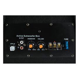 Auto subwoofer BS 10/A aktivni 200/150W 4R