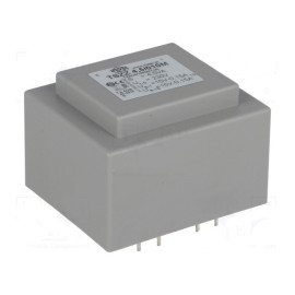 Trafo EI 4,5VA 230V/2x15V 2x0,15A EI 38/13.6 izol.