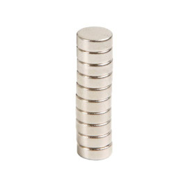 Magnet dugmasti neodimijski 8x3mm; set 10 kom.