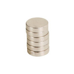 Magnet dugmasti neodimijski 12x3mm; set 6 kom.