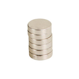 Magnet dugmasti neodimijski 12x3mm; set 6 kom.