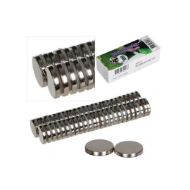 Magnet dugmasti neodimijski; 12x2mm; set 10 kom.
