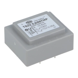 Trafo EI 0,6VA 230V/12V 0,05A EI 30/5 izol.