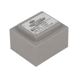 Trafo EI 4,5VA 230V/15V 0,3A EI 38/13.6 izol.