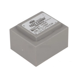 Trafo EI 4,5VA 230V/15V 0,3A EI 38/13.6 izol.