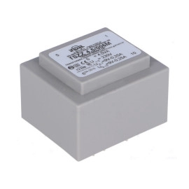 Trafo EI 4,5VA 230V/2x9V 2x0,375A EI 38/13.6 izol.