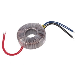 Trafo toroid 100VA 230V/2x8V 2x6,25A + pribor