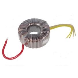 Trafo toroid 120VA 230V/2x12V 2x5A + pribor