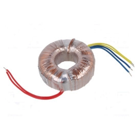 Trafo toroid 160VA 230V/2x12V 2x6,67A + pribor