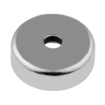 Magnet permanentni 40x8mm 90N; s rupom za montažu