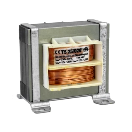 Trafo EI 25VA 230V/2x12V 2x1,05A EI54/18 neizolira