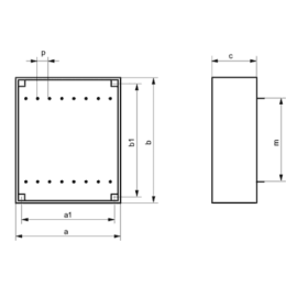 Trafo inkapsulirani 14VA 230V/2x12V 2x0,57A PCB