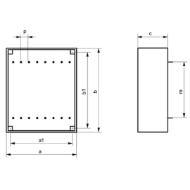 Trafo inkapsulirani 3VA 230V/2x12V 2x0,12A PCB