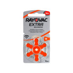 Baterija cink-zrak A13; 1,45V RAYOVAC extra BL6