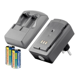 Punjač baterija litij-ion 3V + 2x CR123A 500mAh