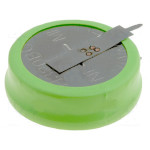 Baterija 1,2V Ni-MH 2pin 320mAh; fi25x9mm
