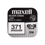 Baterija silver-oxid 371 SR920SW 1,55V Maxell- - -