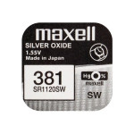 Baterija silver-oxid 381 SR1120SW 1,55V Maxell