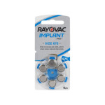 Baterija cink-zrak A675; 1,45V RAYOVAC Implant BL6
