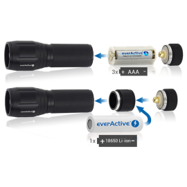 Svjetiljka everActive FL-300+; 550lm, 250m