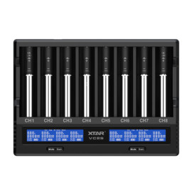 Punjač USB LCD Litij-ion Ni-MH baterija VC8S Xtar