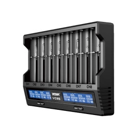 Punjač USB LCD Litij-ion Ni-MH baterija VC8S Xtar
