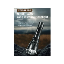 Svjetiljka Klarus XT12GT PRO; ACCU, 1600lm, 805m