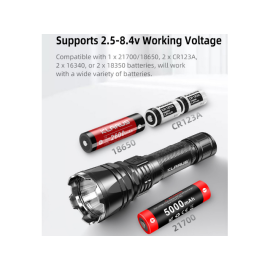 Svjetiljka Klarus XT12GT PRO SET; ACCU 1600lm 805m