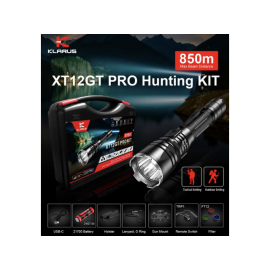 Svjetiljka Klarus XT12GT PRO SET; ACCU 1600lm 805m