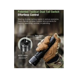 Svjetiljka Klarus XT12GT PRO SET; ACCU 1600lm 805m