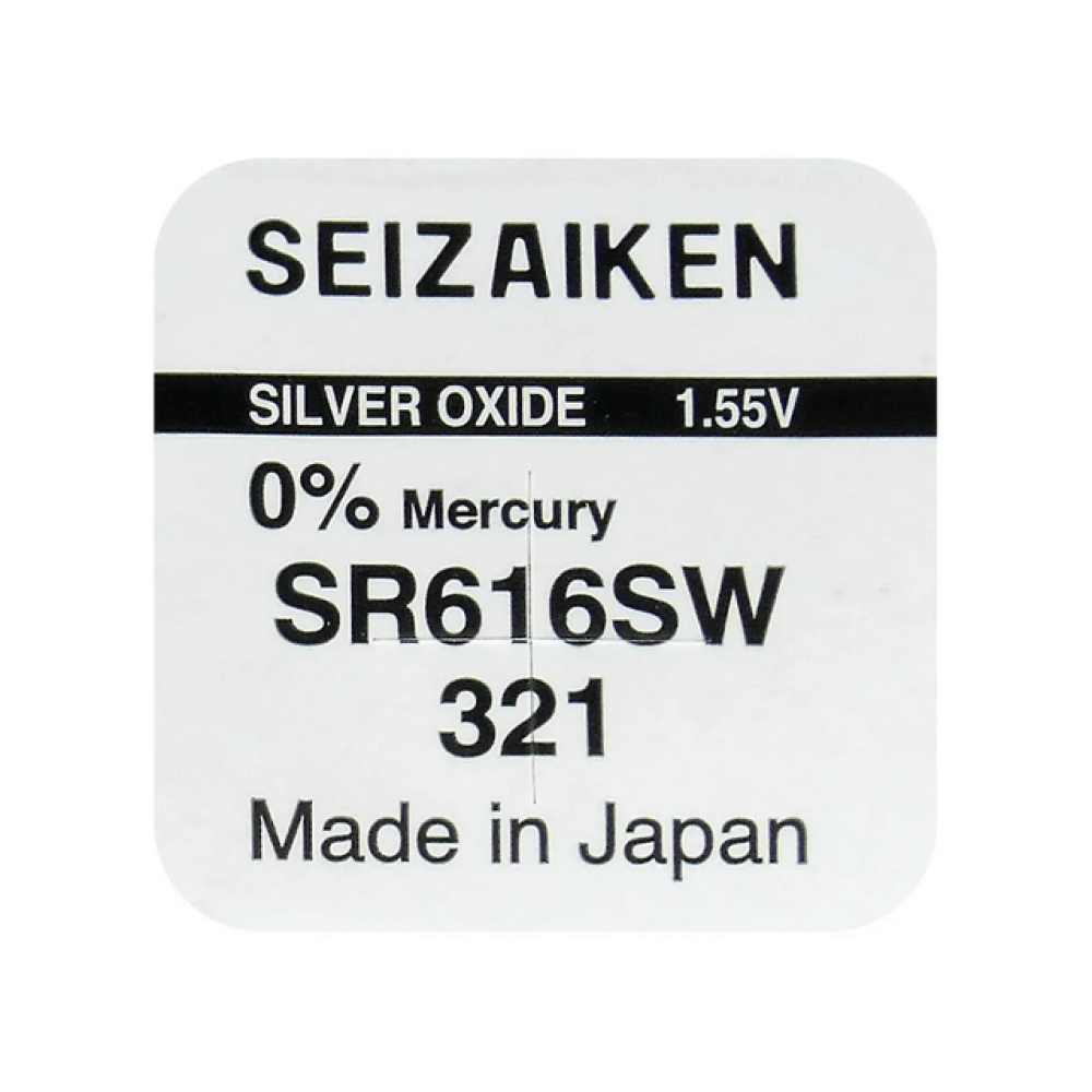 Baterija silver-oxid 321 SR616SW 1,55V Seiko