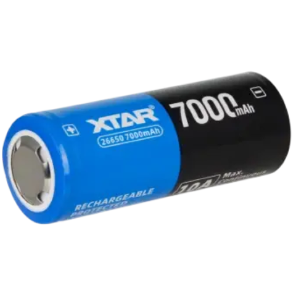 Baterija litij-ion 26650 3,7V 7000mAh 10A PCB XTAR