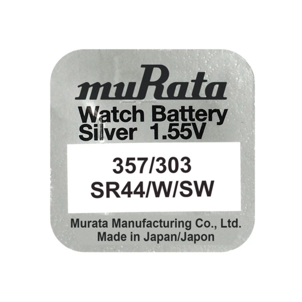 Baterija silver-oxid 303 SR44SW 1,55V Murata