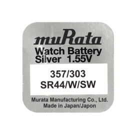 Baterija silver-oxid 303 SR44SW 1,55V Murata