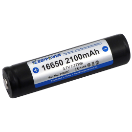 Baterija litij-ion 16650 3,7V 2100mAh PCB Keeppowe