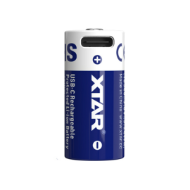 Baterija litij-ion 16340 3,6V 900mAh USB-C Xtar