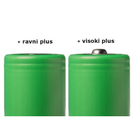 Baterija litij-ion 18650 3,6V 3120mAh 30A visoki +
