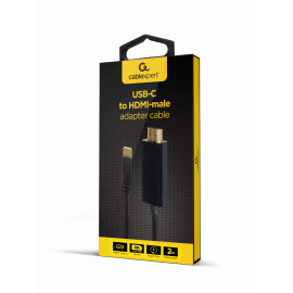 Kabel USB-C na HDMI muški 4K 60Hz 2m crni