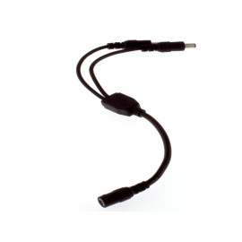 Kabel DC 5,5x2,1 2x muški / ženski; 0,4m