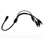 Kabel DC 5,5x2,1 4x muški / ženski; 0,4m