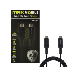 Kabel USB 2.0 A muški / USB-C™; 1m; 3A kevlar