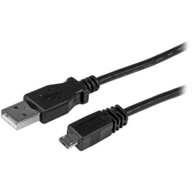 Kabel USB 2.0 A muški / Micro-B muški; 0,5m; crni