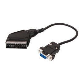 Kabel SCART muški / DB-15 ženski; 0,6m