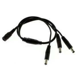 Kabel DC 5,5x2,1 3x muški / ženski; 0,4m