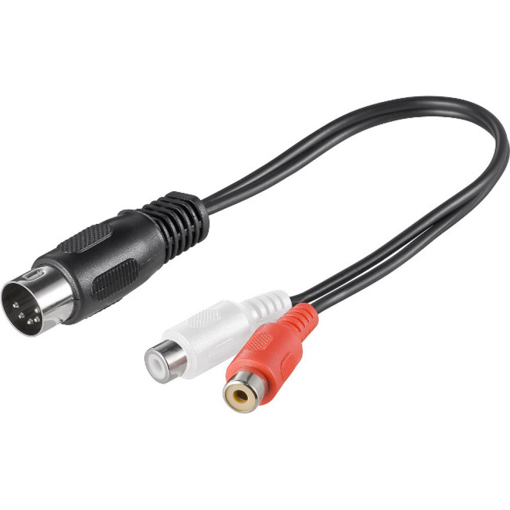 Kabel DIN5 muški / 2xčinč ženski; 0,2m Kabel DIN5 muški / 2xčinč ženski; 0,2m