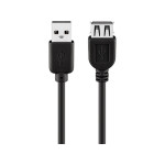 Kabel USB 2.0 A muški / A ženski; 0,3m 