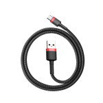 Kabel USB 2.0 A muški / USB-C; 3A; 0,5m