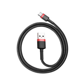 Kabel USB 2.0 A muški / USB-C; 3A; 0,5m