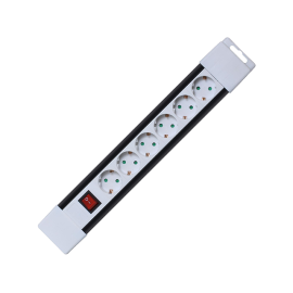 Produžni kabel 6xŠUKO+prek. 2m; PN-zaštita 3x1,5mm