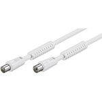 Kabel koaks ravni s feritom, dupli oklop; 5m